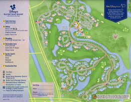 Disney's Old Key West Resort Map